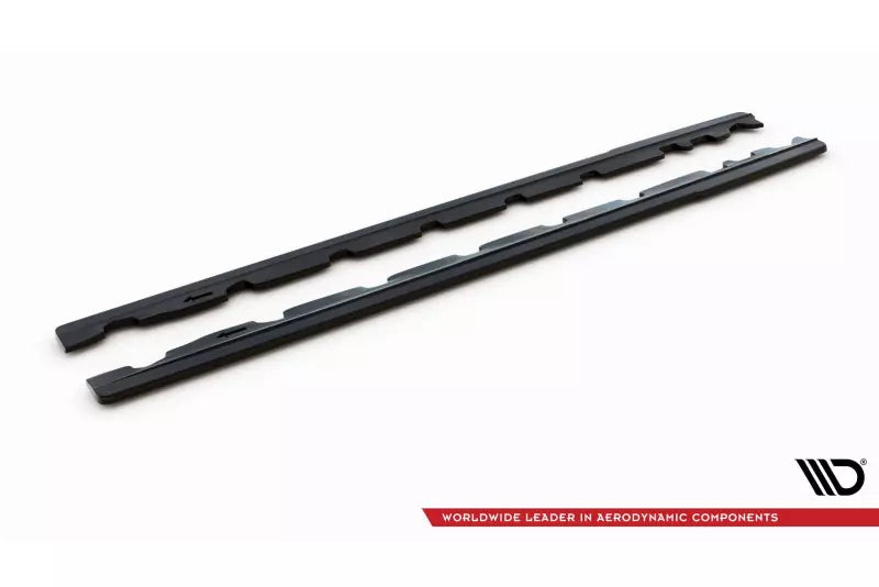 Maxton Design Seitenschweller (Paar) für Ford Mustang Mk5 Facelift Hochglanz schwarz – Ansicht 4