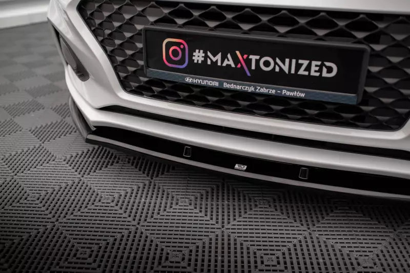 Maxton Design Frontlippe für Hyundai I20 Mk2 Facelift Hochglanz schwarz – Ansicht 3