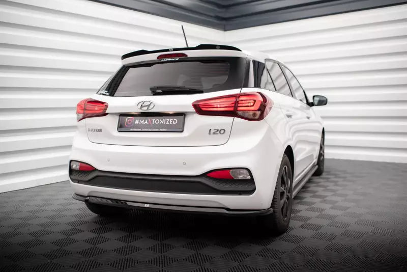 Maxton Design Heckdiffusor für Hyundai I20 Mk2 Facelift Hochglanz schwarz – Ansicht 2