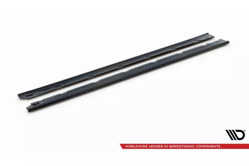 Maxton Design Seitenschweller (Paar) für Hyundai I20 Mk2 Facelift Hochglanz schwarz – Ansicht 4