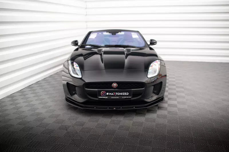 Maxton Design Frontlippe für Jaguar F-Type Mk1 Facelift Hochglanz schwarz – Ansicht 2