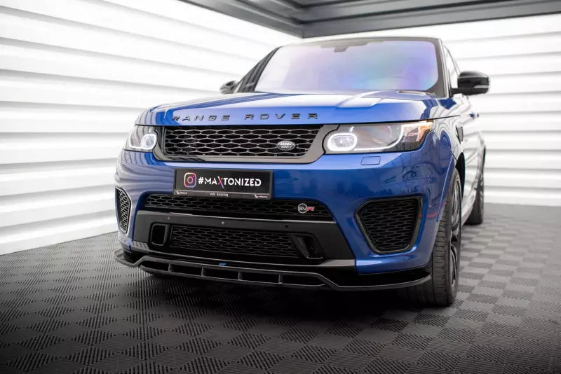 Maxton Design Frontlippe V.2 für Land Rover Range Rover Sport SVR Mk2 Hochglanz schwarz – Ansicht 1