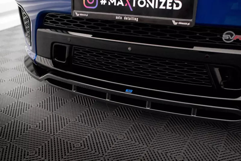 Maxton Design Frontlippe V.2 für Land Rover Range Rover Sport SVR Mk2 Hochglanz schwarz – Ansicht 3