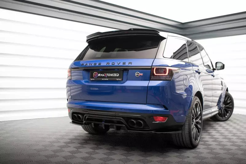 Maxton Design Heckdiffusor DTM Look für Land Rover Range Rover Sport SVR Mk2 Hochglanz schwarz – Ansicht 1