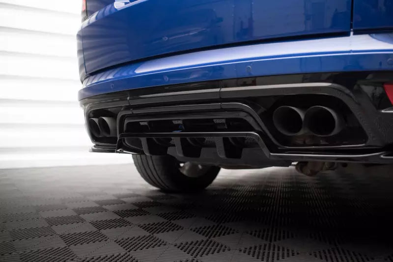 Maxton Design Heckdiffusor DTM Look für Land Rover Range Rover Sport SVR Mk2 Hochglanz schwarz – Ansicht 4