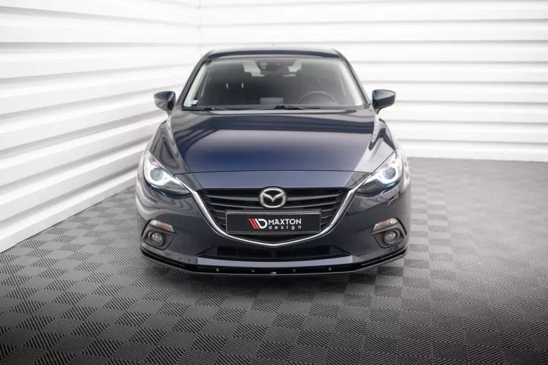 Maxton Design Frontlippe für Mazda 3 Mk3 Hochglanz schwarz – Ansicht 2