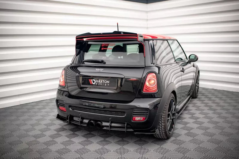 Maxton Design Heckspoiler Lippe V.2 für Mini Cooper John Cooper Works R56 Hochglanz schwarz – Ansicht 2