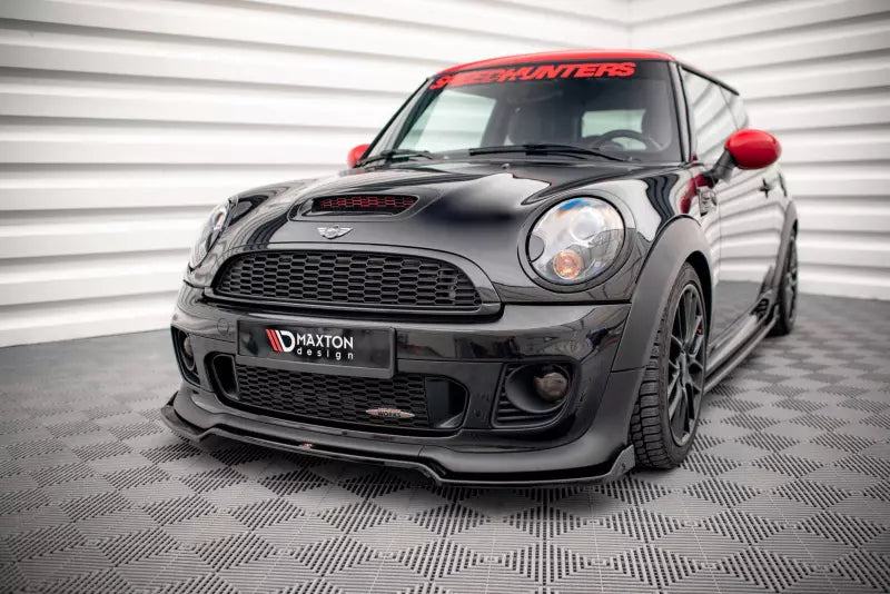 Maxton Design Frontlippe V.2 für Mini Cooper John Cooper Works R56 Hochglanz schwarz – Ansicht 1