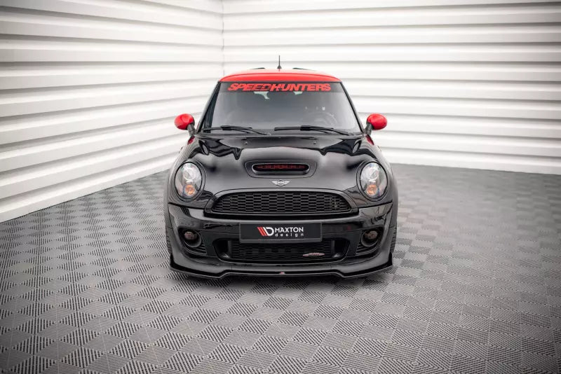Maxton Design Frontlippe V.2 für Mini Cooper John Cooper Works R56 Hochglanz schwarz – Ansicht 2