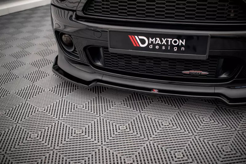 Maxton Design Frontlippe V.2 für Mini Cooper John Cooper Works R56 Hochglanz schwarz – Ansicht 3