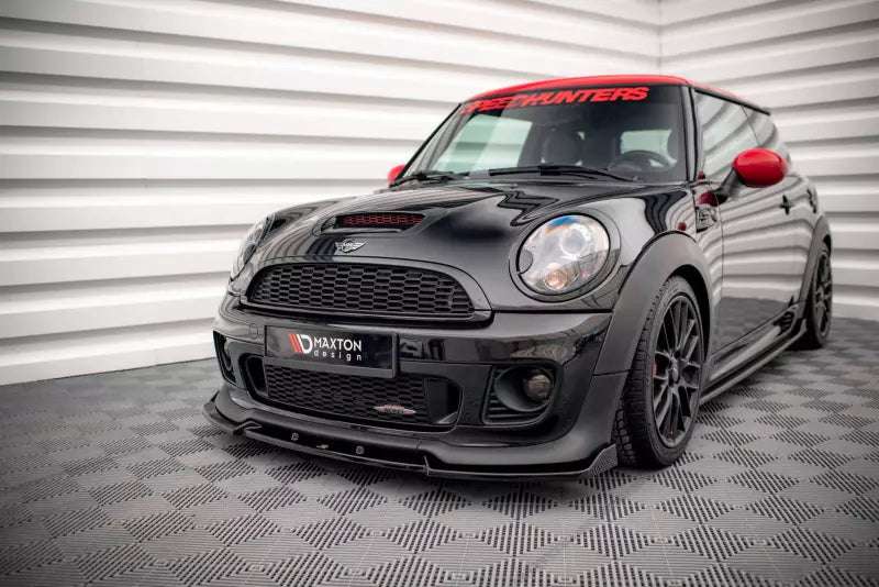 Maxton Design Frontlippe V.3 für Mini Cooper John Cooper Works R56 Hochglanz schwarz – Ansicht 1
