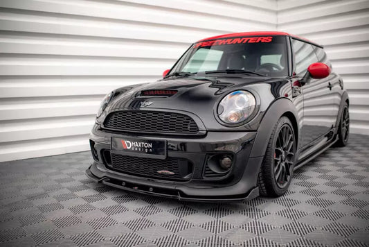 Maxton Design Frontlippe V.3 für Mini Cooper John Cooper Works R56 Hochglanz schwarz – Ansicht 1