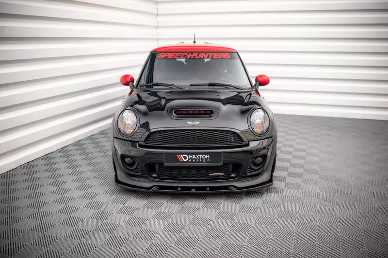 Maxton Design Frontlippe V.3 für Mini Cooper John Cooper Works R56 Hochglanz schwarz – Ansicht 2