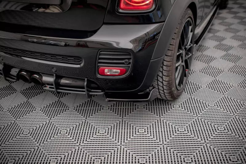 Maxton Design Diffusor Flaps V.2 für Mini Cooper John Cooper Works R56 Hochglanz schwarz – Ansicht 1