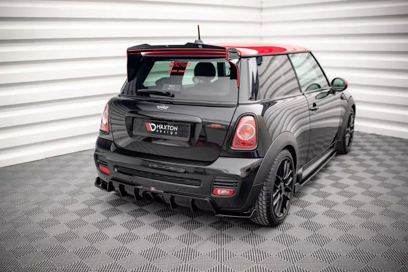 Maxton Design Diffusor Flaps V.3 für Mini Cooper John Cooper Works R56 Hochglanz schwarz – Ansicht 2