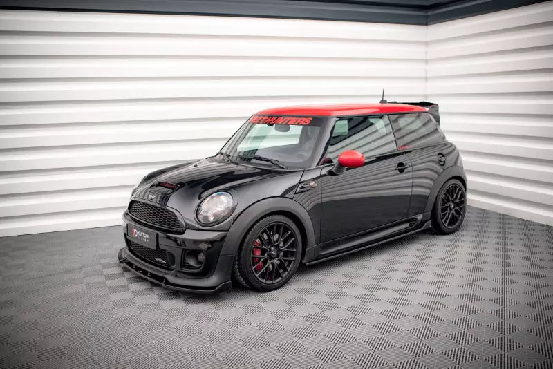 Maxton Design Seitenschweller (Paar) für Mini Cooper John Cooper Works R56 Hochglanz schwarz – Ansicht 3