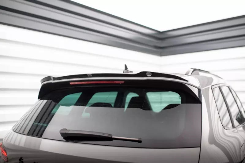 Maxton Design Heckspoiler Lippe für Skoda Karoq Sportline Mk1 Facelift Hochglanz schwarz – Ansicht 1