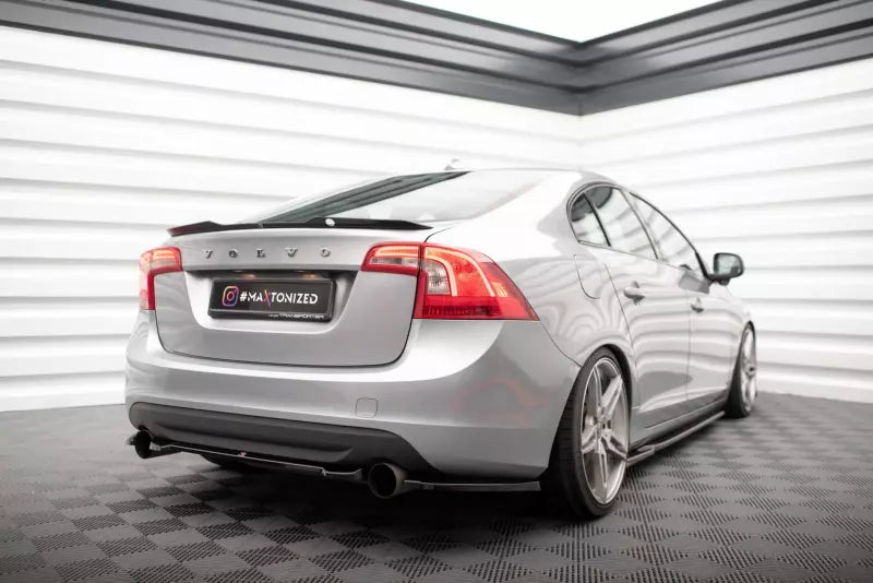 Maxton Design Heckspoiler Lippe für Volvo S60 R-Design Mk2 Hochglanz schwarz – Ansicht 2