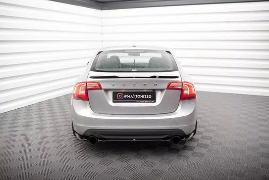 Maxton Design Heckdiffusor für Volvo S60 R-Design Mk2 Hochglanz schwarz – Ansicht 1