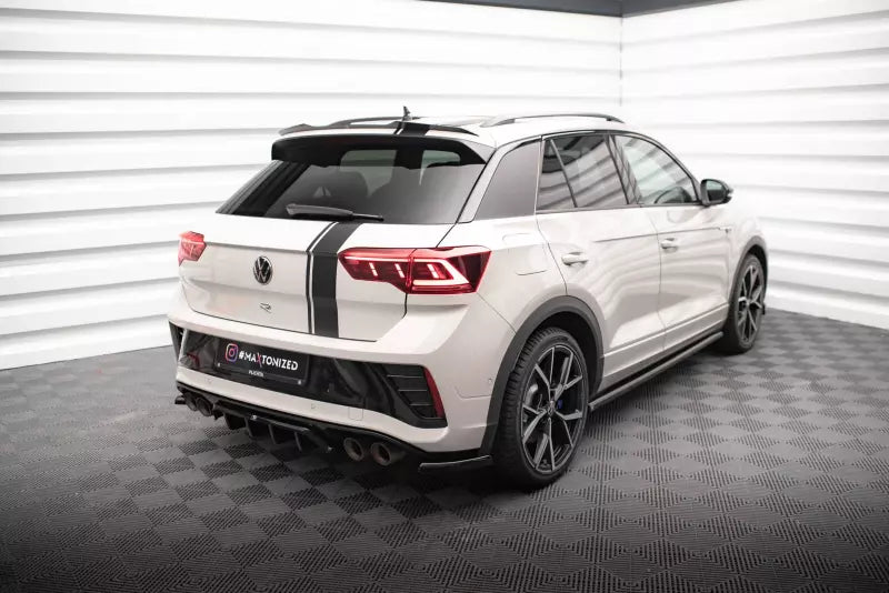 Maxton Design Heckspoiler Lippe für Volkswagen T-Roc R / R-Line Mk1 Facelift Hochglanz schwarz – Ansicht 2