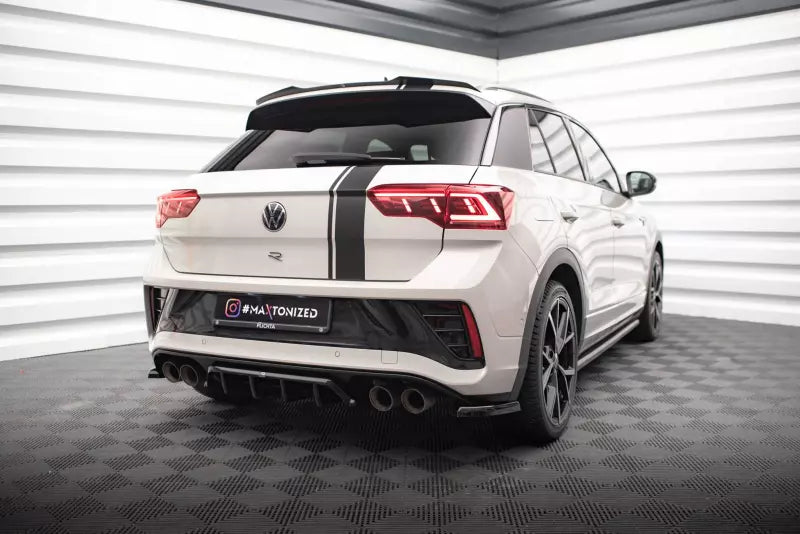 Maxton Design Heckdiffusor DTM Look für Volkswagen T-Roc R / R-Line Mk1 Facelift Hochglanz schwarz – Ansicht 2