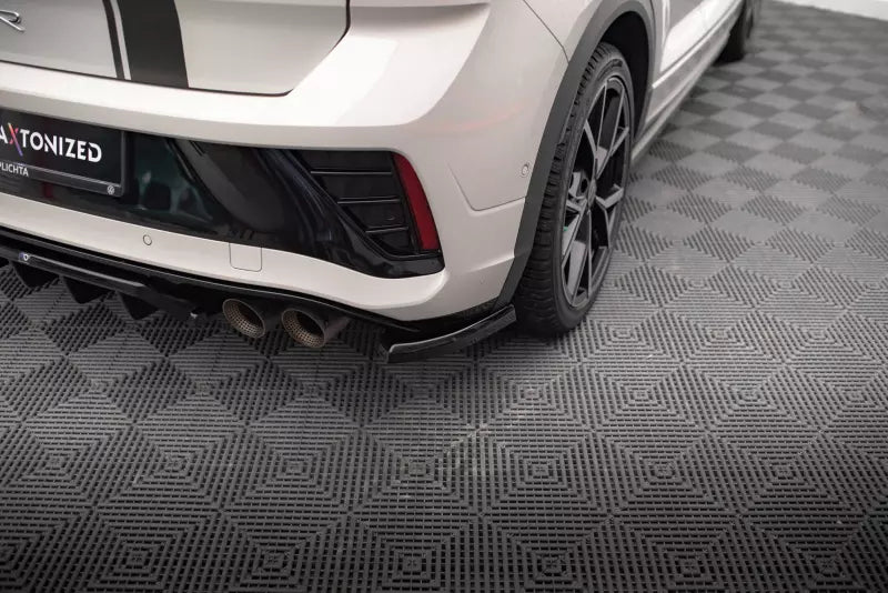 Maxton Design Diffusor Flaps für Volkswagen T-Roc R / R-Line Mk1 Facelift Hochglanz schwarz – Ansicht 1