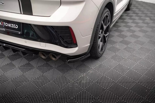 Maxton Design Diffusor Flaps für Volkswagen T-Roc R / R-Line Mk1 Facelift Hochglanz schwarz – Ansicht 1