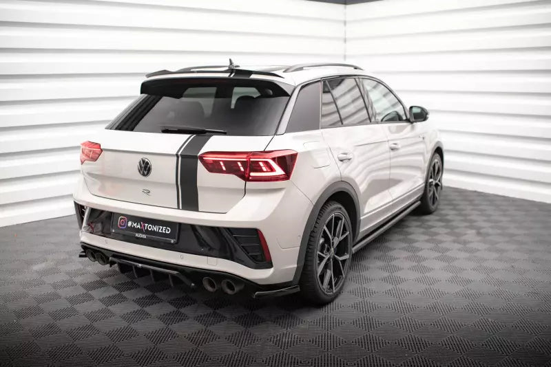 Maxton Design Diffusor Flaps für Volkswagen T-Roc R / R-Line Mk1 Facelift Hochglanz schwarz – Ansicht 2