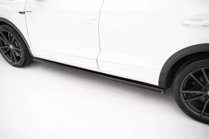 Maxton Design Seitenschweller (Paar) für VW T-Roc R / R-Line Mk1 Facelift Hochglanz schwarz – Ansicht 4