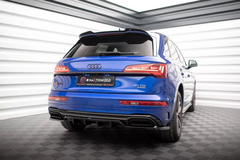 Maxton Design Heckspoiler Lippe für Audi Q5 S-Line SUV Mk2 Facelift Hochglanz schwarz – Ansicht 2