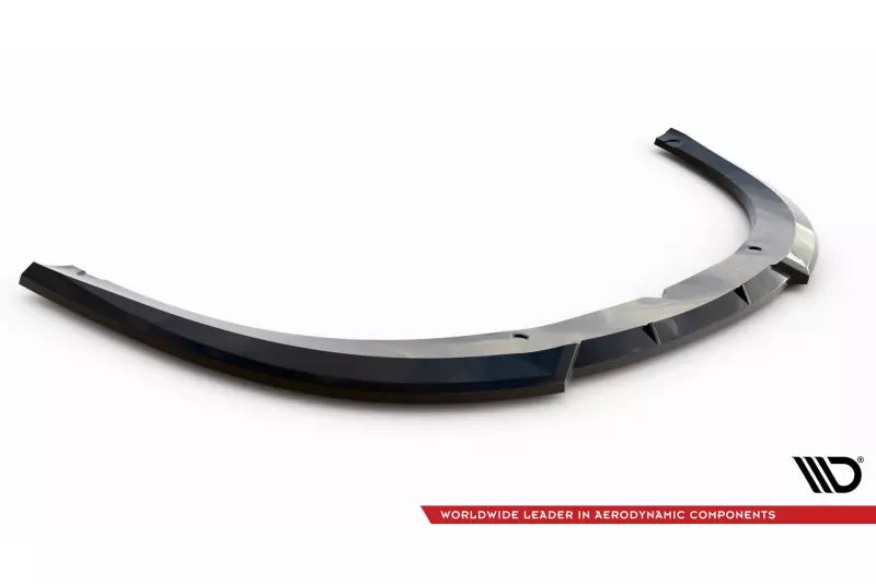 Maxton Design Frontlippe V.2 für Audi RS6 Avant C6 Hochglanz schwarz – Ansicht 4