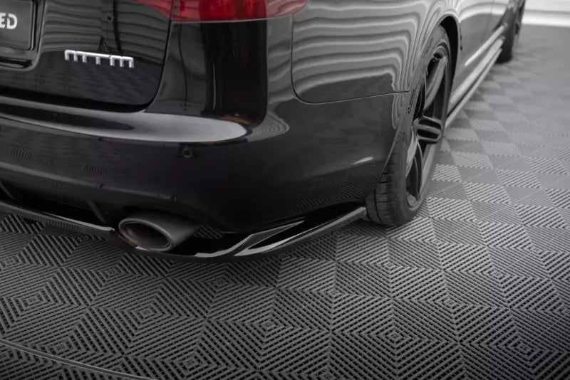 Maxton Design Heckdiffusor DTM Look fürAudi RS6 Avant C6 Hochglanz schwarz – Ansicht 3