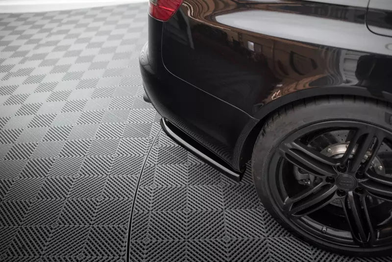 Maxton Design Diffusor Flaps für Audi RS6 Avant C6 Hochglanz schwarz – Ansicht 2