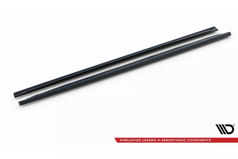Maxton Design Seitenschweller (Paar) V.2 für Audi RS6 Avant C6 Hochglanz schwarz – Ansicht 4