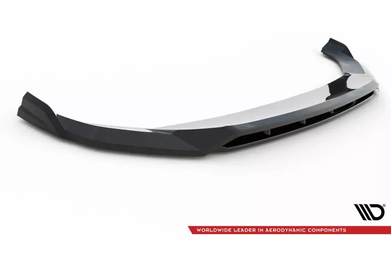 Maxton Design Frontlippe für Audi SQ5 / Q5 S-Line SUV / Sportback Mk2 Facelift Hochglanz schwarz – Ansicht 4