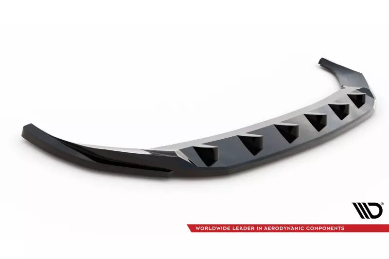 Maxton Design Frontlippe V.2 für Audi SQ5 / Q5 S-Line SUV / Sportback Mk2 Facelift Hochglanz schwarz – Ansicht 4