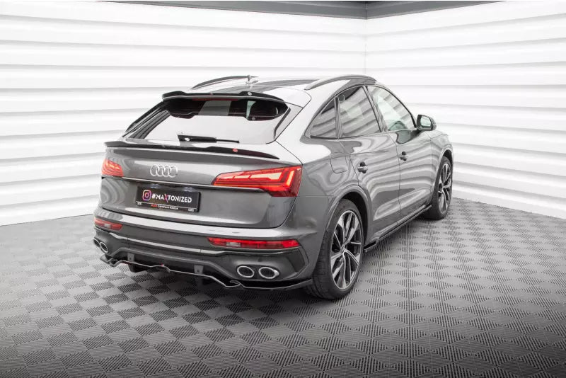 Maxton Design Heckdiffusor DTM Look fürAudi SQ5 Sportback Mk2 Facelift Hochglanz schwarz – Ansicht 2