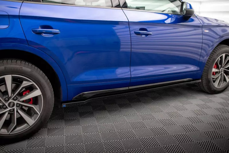 Maxton Design Seitenschweller (Paar) für Audi SQ5 / Q5 S-Line SUV / Sportback Mk2 Facelift Hochglanz schwarz – Ansicht 2
