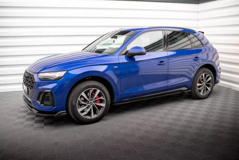 Maxton Design Seitenschweller (Paar) für Audi SQ5 / Q5 S-Line SUV / Sportback Mk2 Facelift Hochglanz schwarz – Ansicht 3
