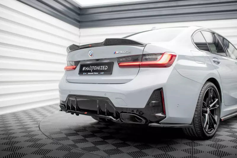 Maxton Design Heckdiffusor DTM Look für BMW M340i G20 / G21 Facelift Hochglanz schwarz – Ansicht 1