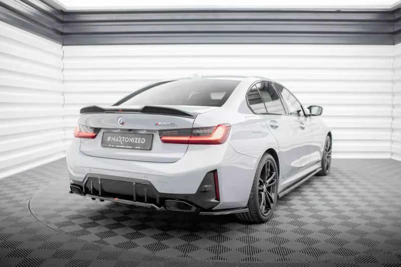 Maxton Design Heckdiffusor DTM Look für BMW M340i G20 / G21 Facelift Hochglanz schwarz – Ansicht 3