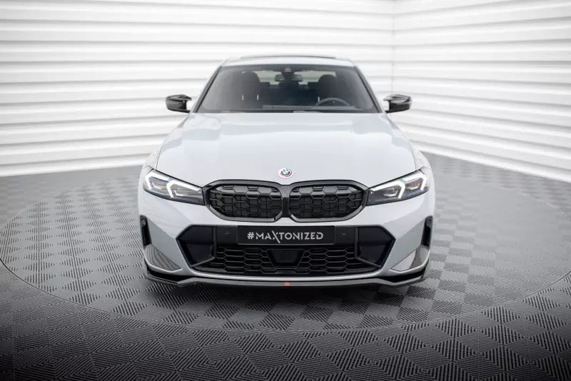 Maxton Design Frontlippe V.2 für BMW 3er M340i / M-Paket G20 / G20 Facelift Hochglanz schwarz – Ansicht 2