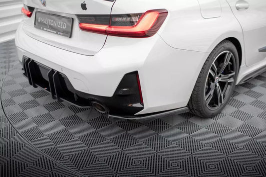 Maxton Design Diffusor Flaps für BMW M-Paket G20 / G21 Facelift Hochglanz schwarz – Ansicht 1