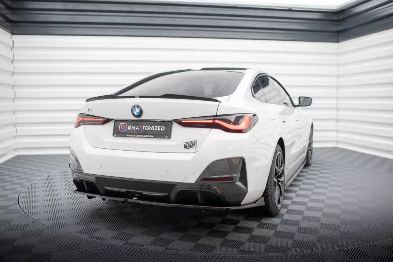 Maxton Design Heckspoiler Lippe für BMW i4 M-Paket G26 Hochglanz schwarz – Ansicht 3