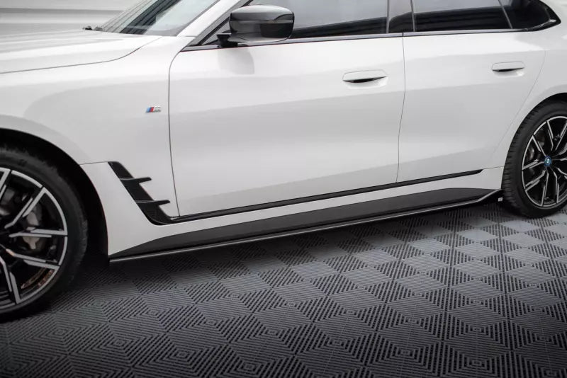 Maxton Design Seitenschweller (Paar) für BMW i4 M-Paket G26 Hochglanz schwarz – Ansicht 1
