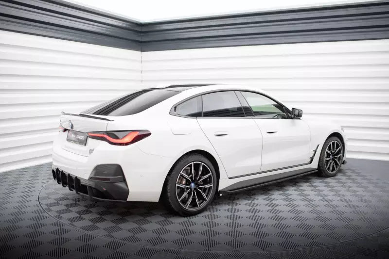 Maxton Design Seitenschweller (Paar) für BMW i4 M-Paket G26 Hochglanz schwarz – Ansicht 3