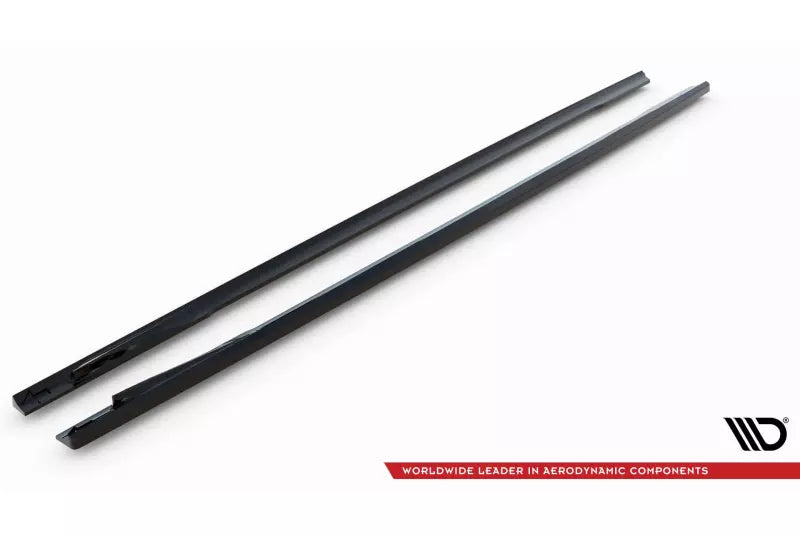 Maxton Design Seitenschweller (Paar) V.2 für BMW i4 M-Paket G26 Hochglanz schwarz – Ansicht 3