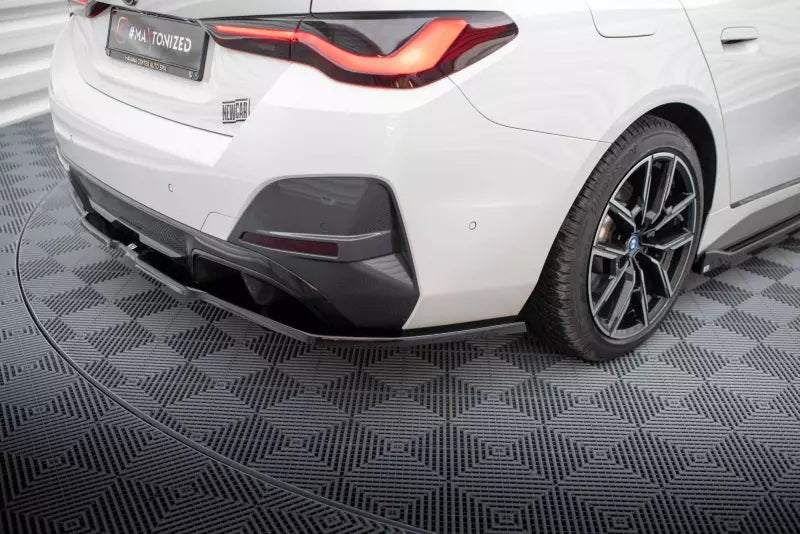 Maxton Design Heckdiffusor DTM Look fürBMW i4 M-Paket G26 Hochglanz schwarz – Ansicht 2