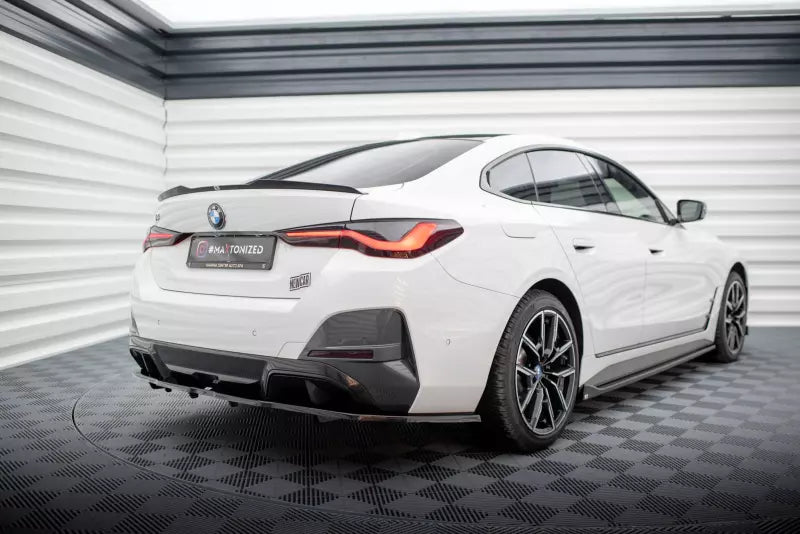 Maxton Design Heckdiffusor DTM Look fürBMW i4 M-Paket G26 Hochglanz schwarz – Ansicht 4