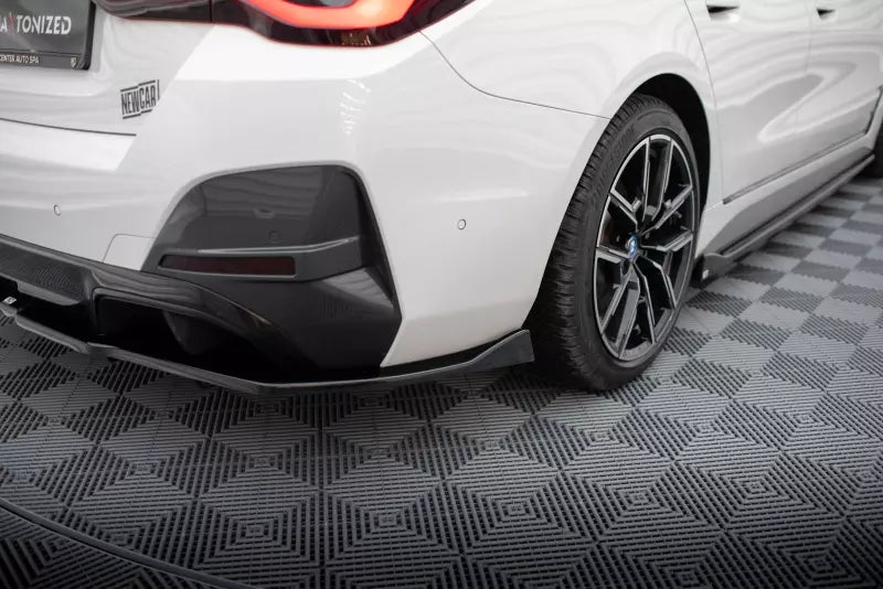Maxton Design Heckdiffusor V.2 DTM Look für BMW i4 M-Paket G26 Hochglanz schwarz – Ansicht 3